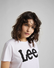 DAMSKA KOSZULKA LEE LOGO TEE WHITE 112109470