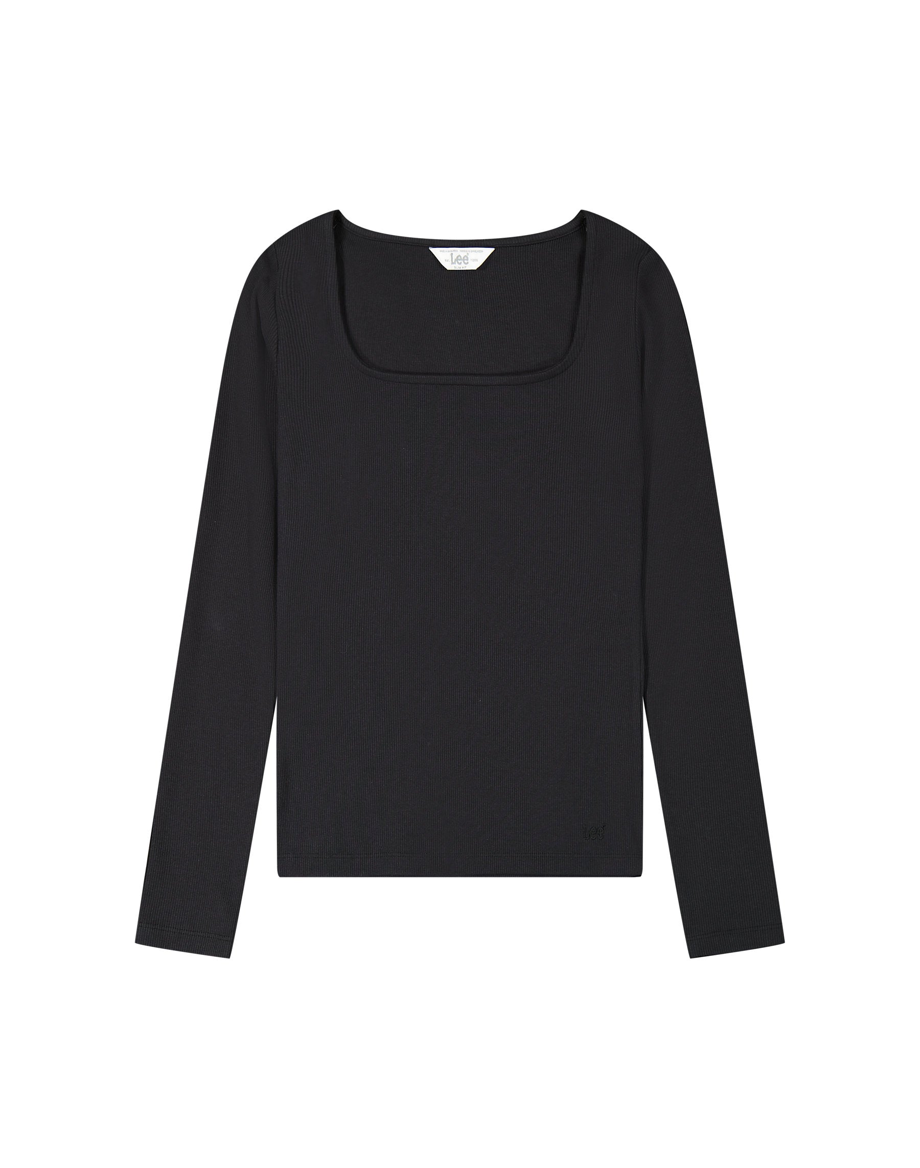 Longsleeve Damski Koszulka Z Długim Rękawem Lee LS Square Neck Black 112370951