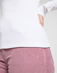 Damski Longsleeve Koszulka Z Długim Rękawem Lee LS Square Neck Bright White 112370952