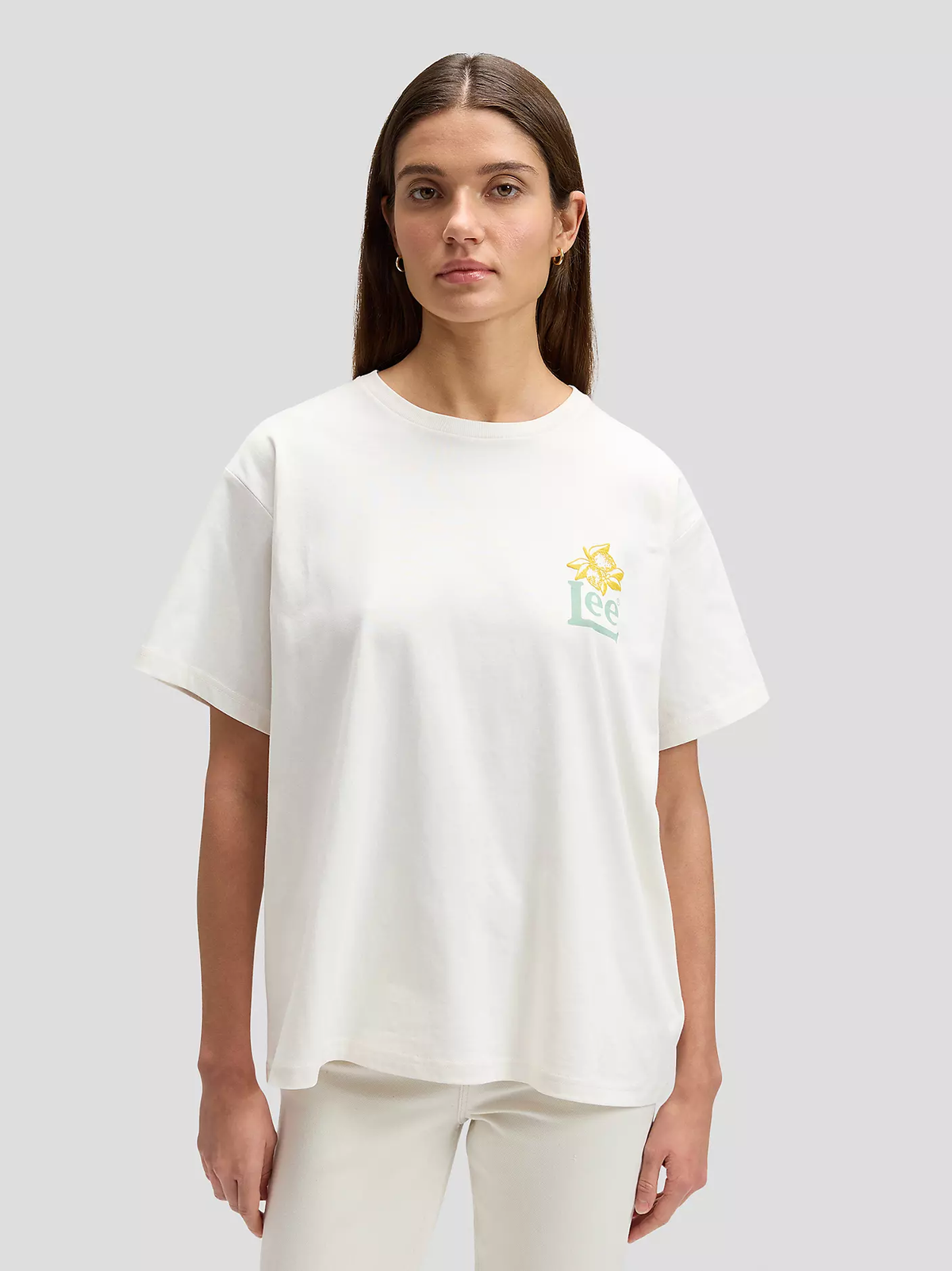 DAMSKA KOSZULKA LEE MODERN MAKER TEE ECRU 112377787