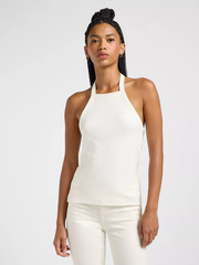 DAMSKA KOSZULKA LEE OPEN BACK HALTER TOP ECRU 112363637