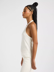 DAMSKA KOSZULKA LEE OPEN BACK HALTER TOP ECRU 112363637
