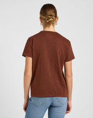 Damska Koszulka Lee Perfect Tee Luxe Brown 112370965