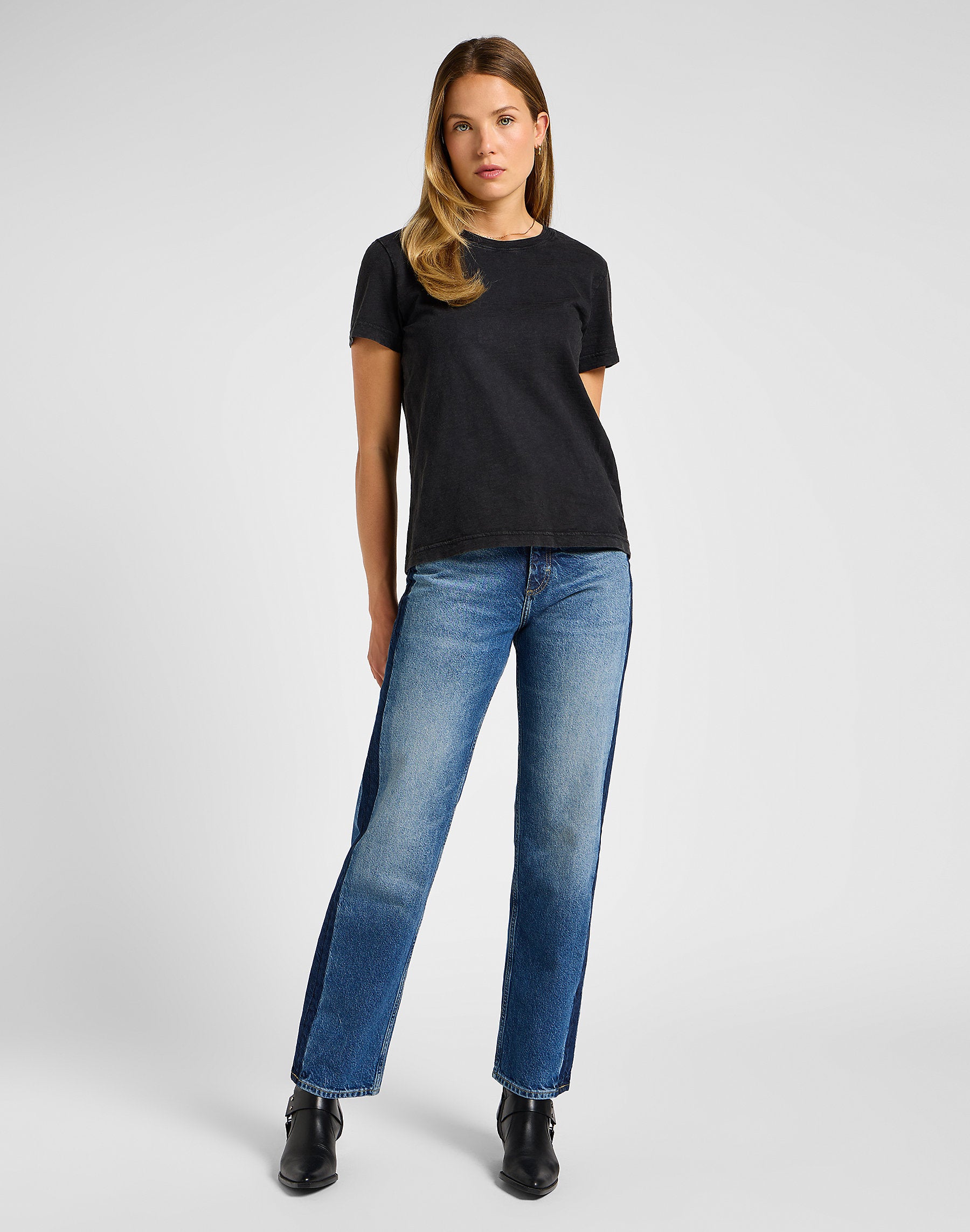 Damska Koszulka Lee Perfect Tee Unionall Black 112355164