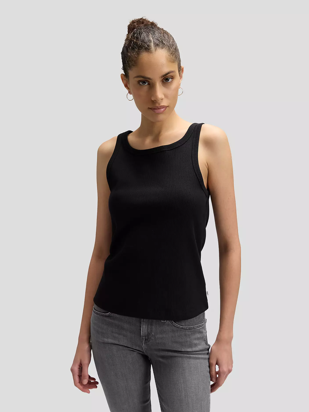 DAMSKA KOSZULKA LEE RIB TANK BLACK 112377008