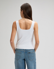 DAMSKA KOSZULKA LEE SQUARE NECK TANK BRIGHT WHITE 112377000