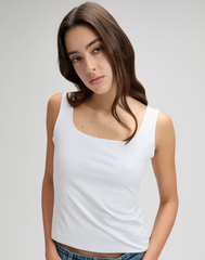 DAMSKA KOSZULKA LEE SQUARE NECK TANK BRIGHT WHITE 112377000