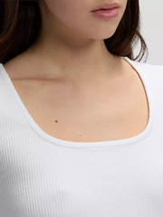 DAMSKA KOSZULKA LEE SS SQUARED NECK BRIGHT WHITE 112377002