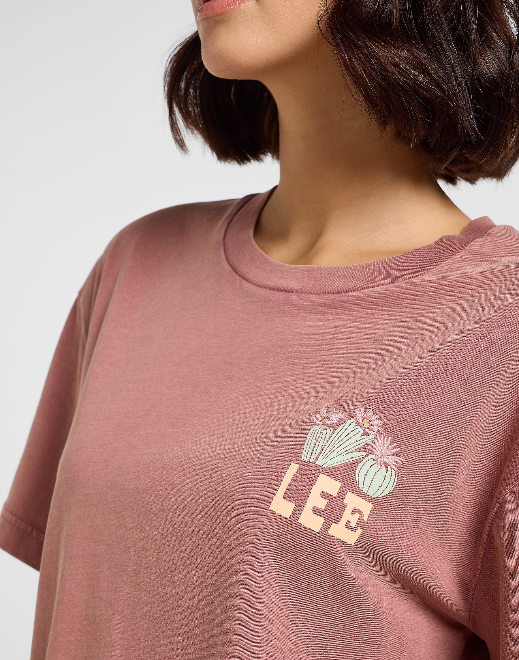Damska Koszulka Lee Vintage Tee Henna 112363834