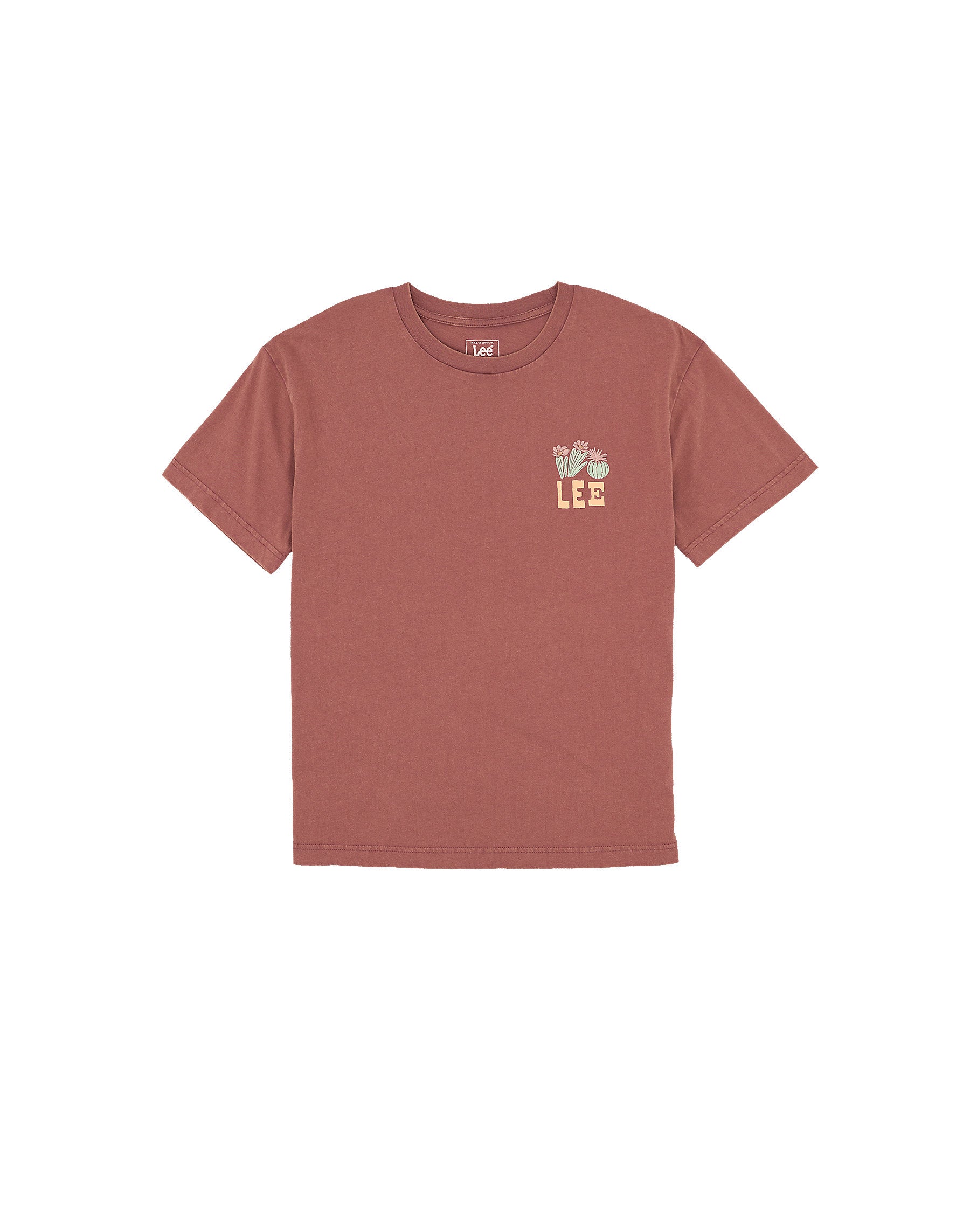 Damska Koszulka Lee Vintage Tee Henna 112363834