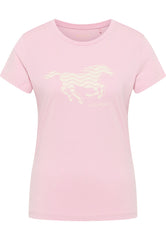 DAMSKA KOSZULKA MUSTANG LOGO T-shirty Loa Cameo Pink 1015161 8064