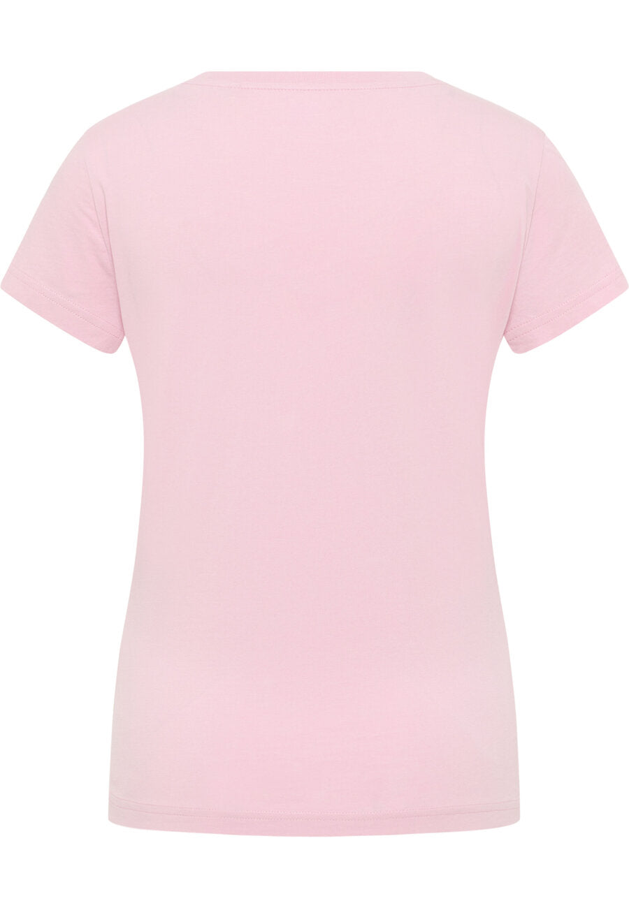 DAMSKA KOSZULKA MUSTANG LOGO T-shirty Loa Cameo Pink 1015161 8064