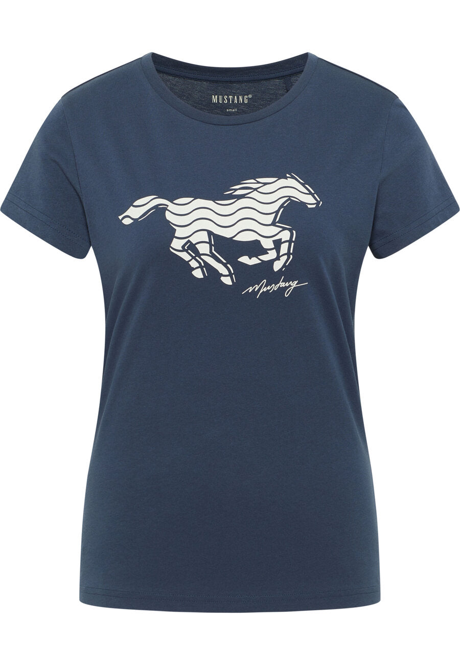 DAMSKA KOSZULKA MUSTANG LOGO T-shirty Loa Spellbound 1015161 5429