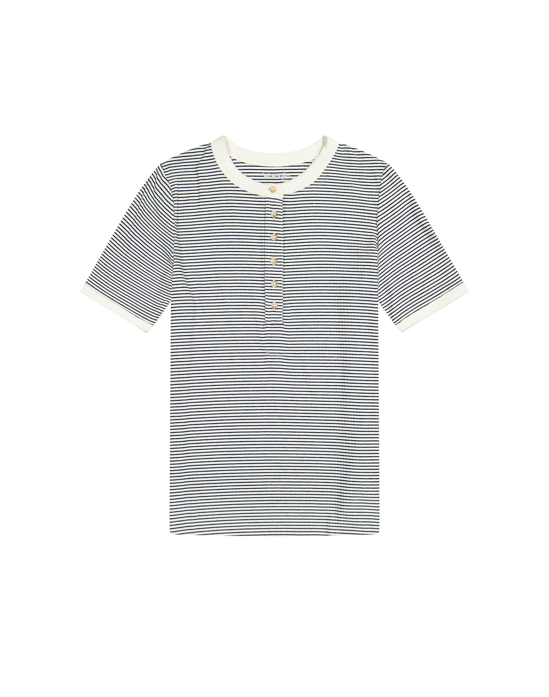 Damska Koszulka Wrangler Femme Knit Henley Navy 112370742