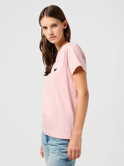 DAMSKA KOSZULKA WRANGLER REGULAR TEE SILVER PINK 112362576