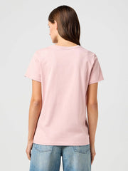 DAMSKA KOSZULKA WRANGLER REGULAR TEE SILVER PINK 112362576
