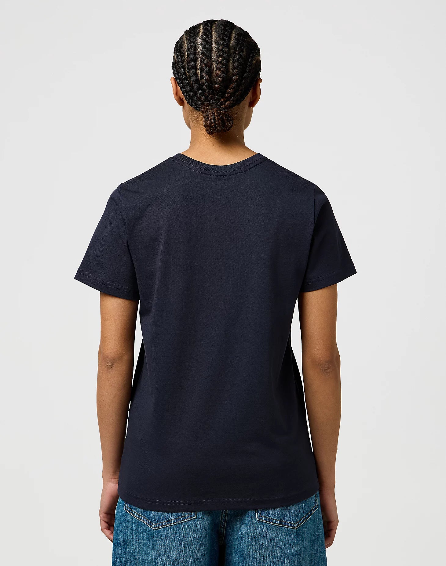 Damska Koszulka Wrangler Sign Off Tee Dark Navy 112370764