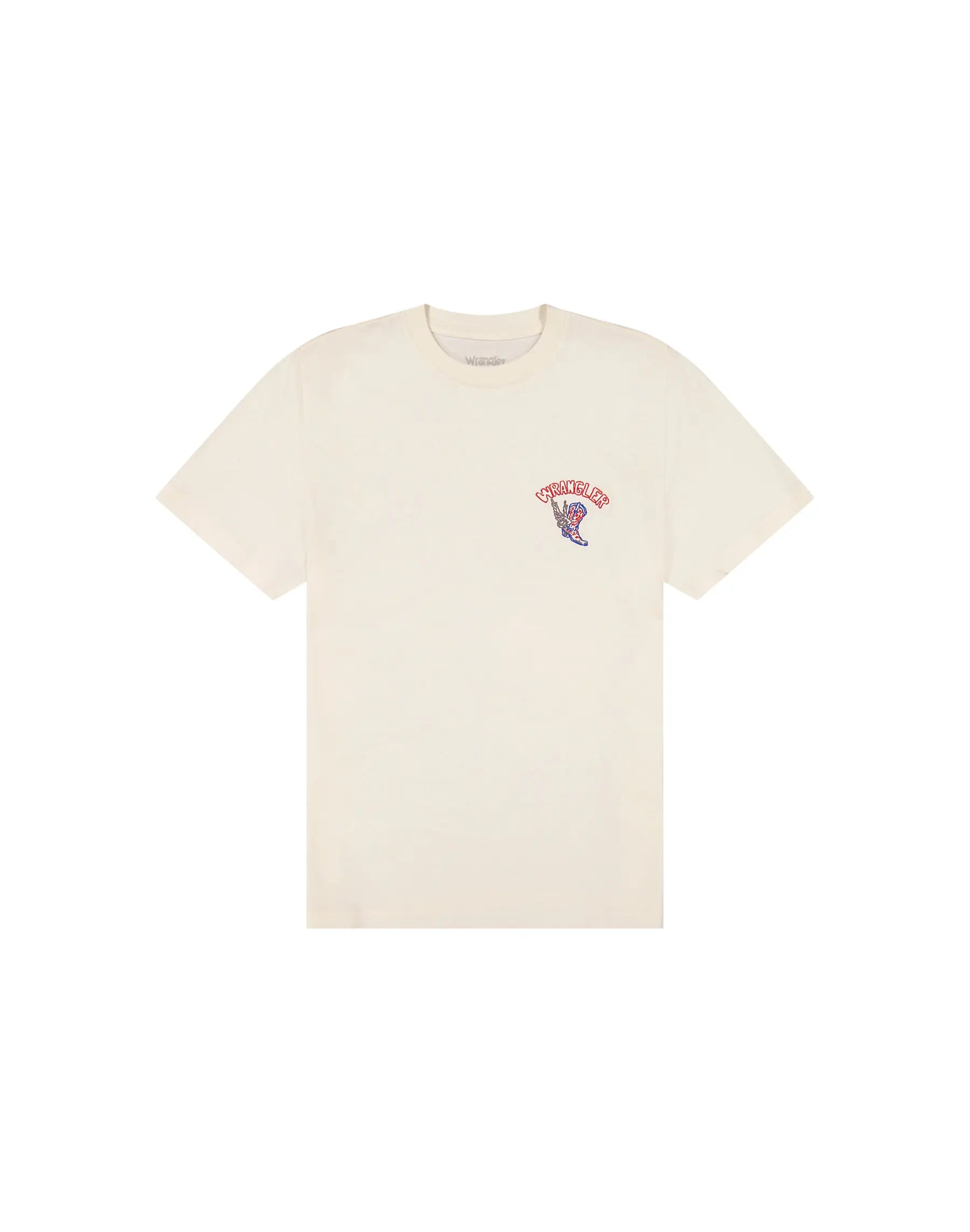 DAMSKA KOSZULKA WRANGLER SIGN OFF TEE WORN WHITE 112378332