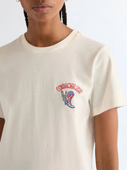 DAMSKA KOSZULKA WRANGLER SIGN OFF TEE WORN WHITE 112378332