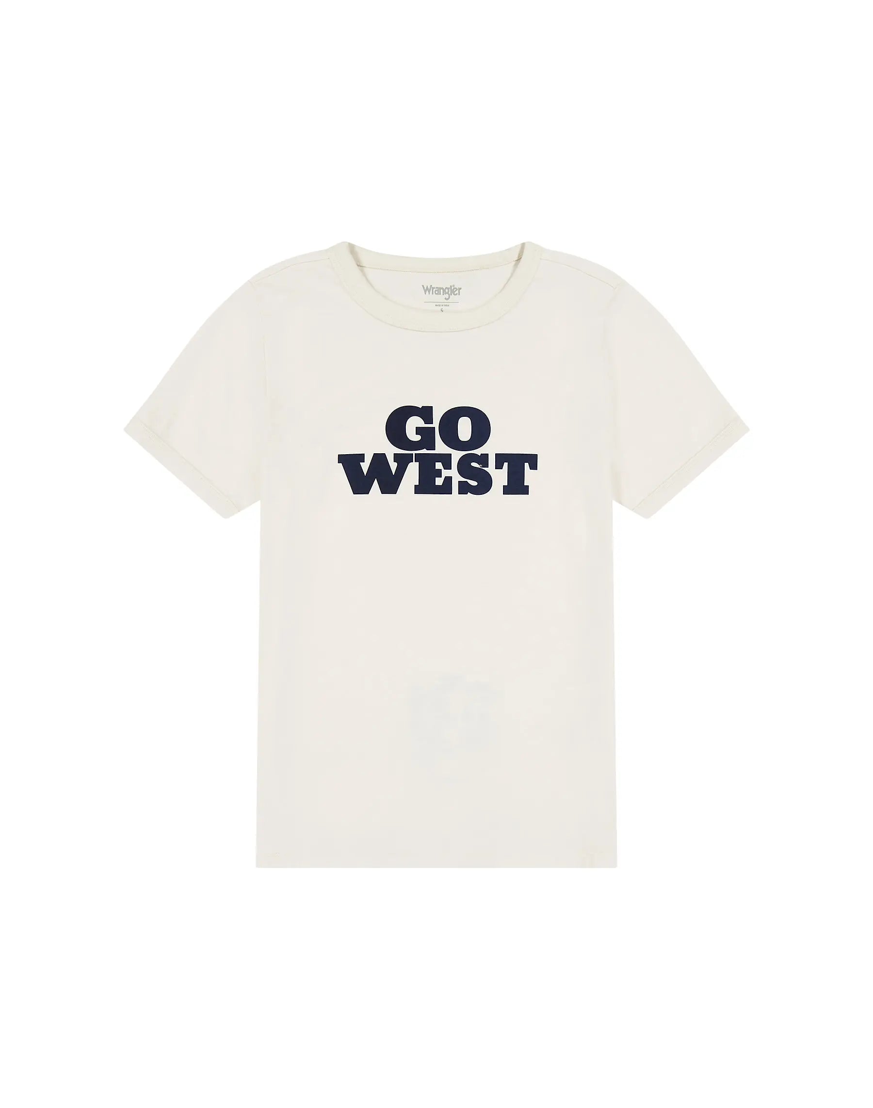 Damska Koszulka Wrangler Tee Vintage White 112362572