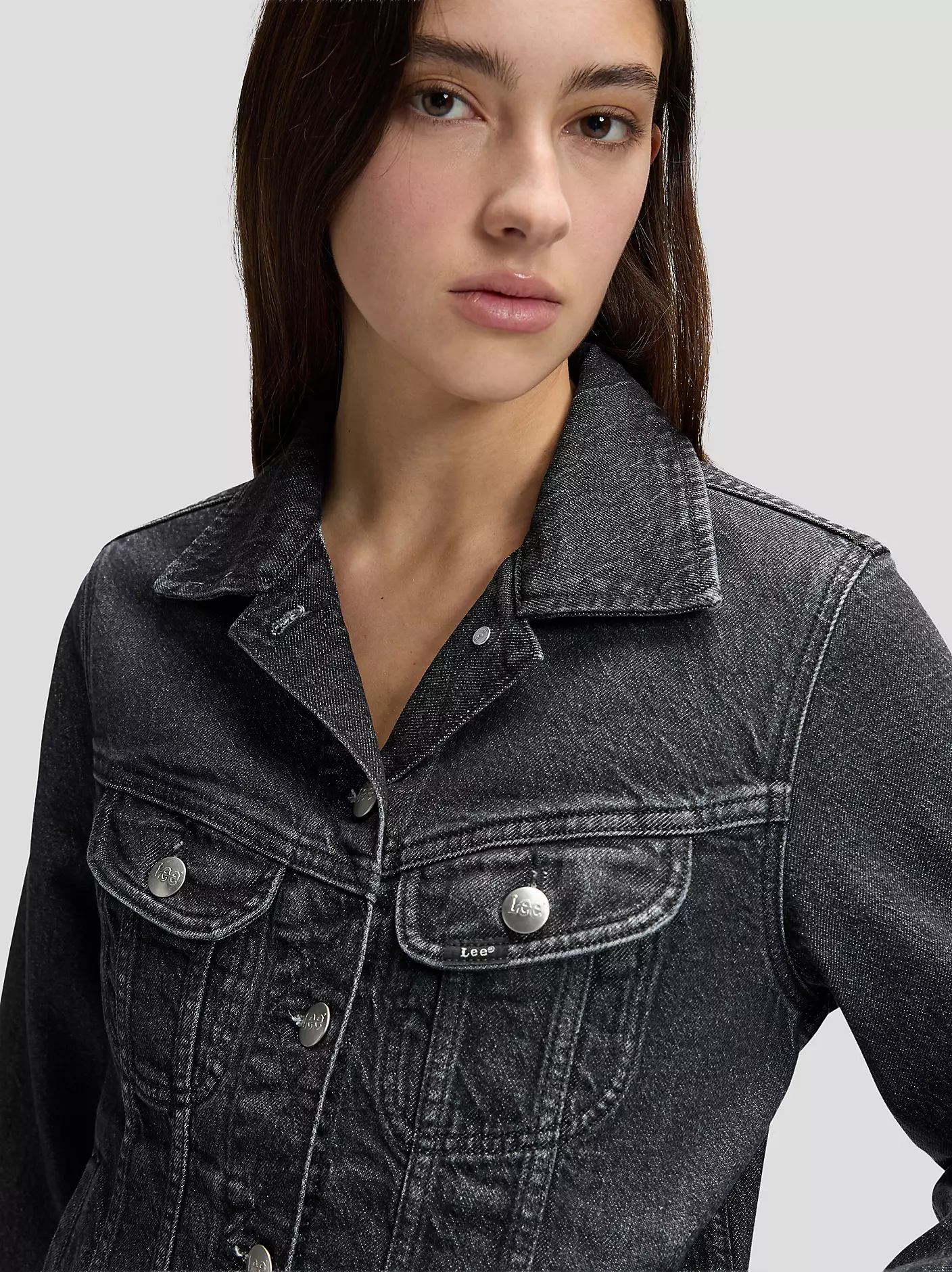 DAMSKA KURTKA JEANSOWA LEE RIDER JACKET SCREEN SAVER 112376957