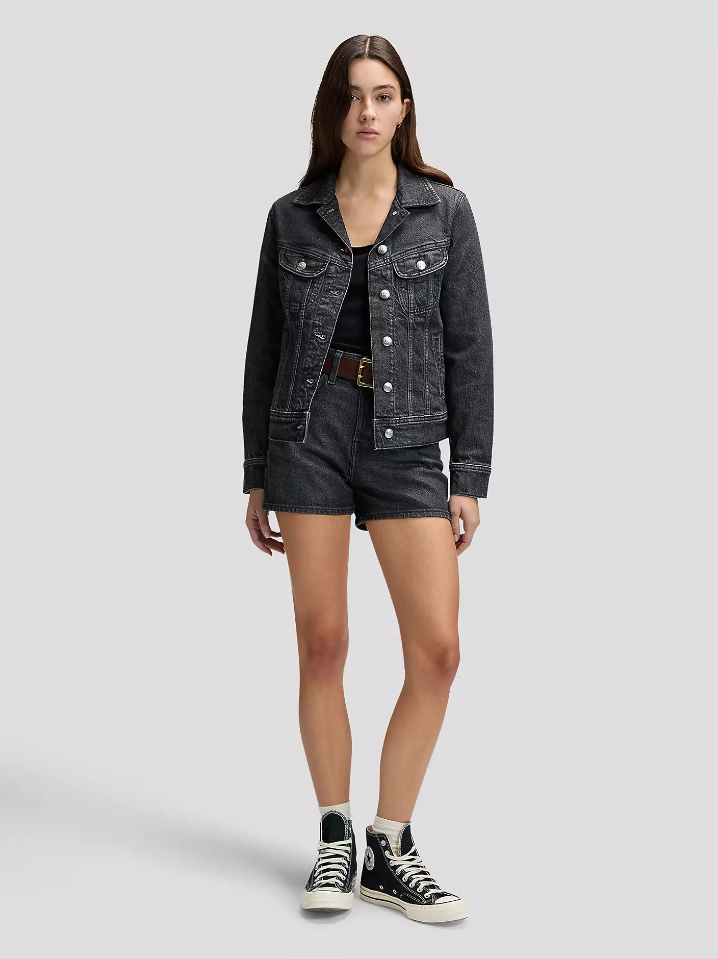 DAMSKA KURTKA JEANSOWA LEE RIDER JACKET SCREEN SAVER 112376957