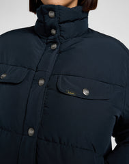 Damska Kurtka Puchowa Lee Rider Puffer Jacket Black 112370872