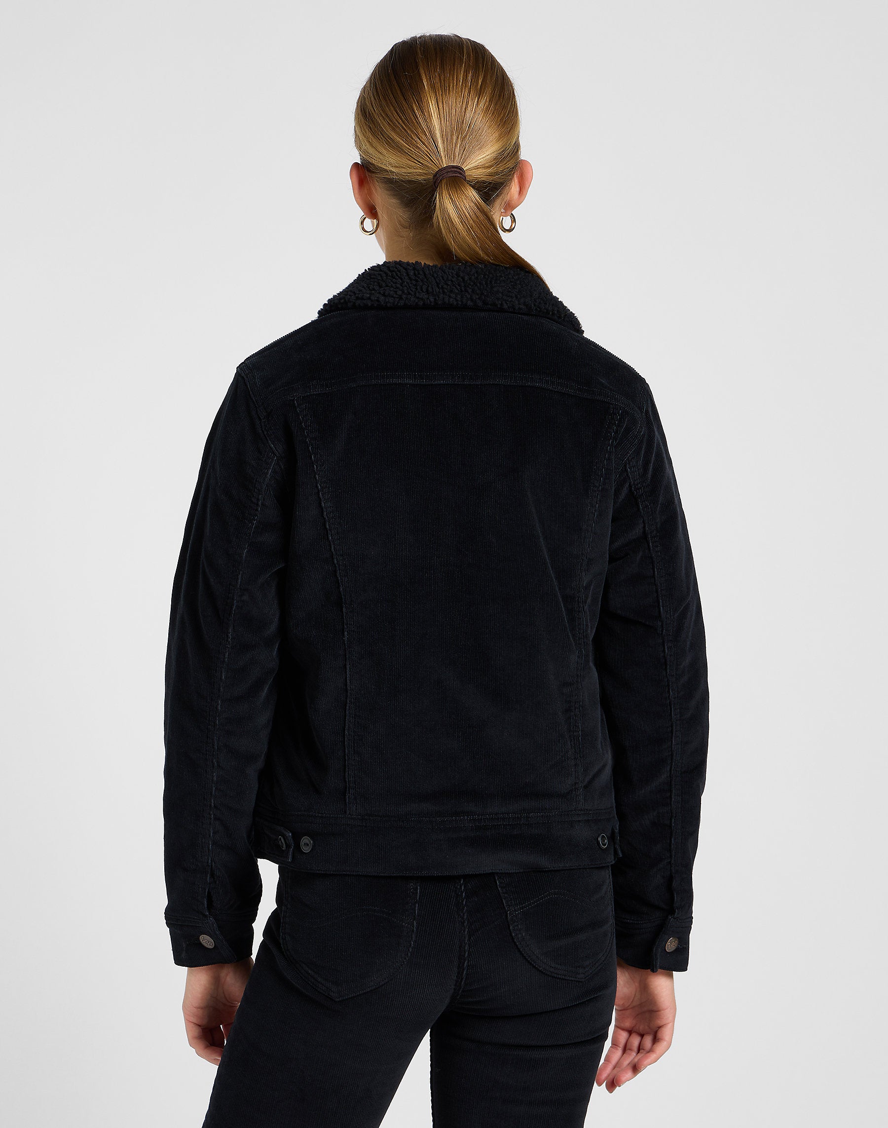 Damska Kurtka Lee Sherpa Rider JKT Unionall Black 112370870