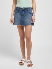 DAMSKA SPÓDNICA LEE MINI SKIRT FACETS OF BLUE 112349008