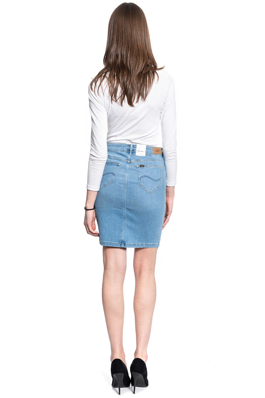 DAMSKA SPÓDNICA LEE Pencil Skirt LIGHT LOU L38GQDXJ 112108197