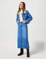 DAMSKA SPÓDNICA WRANGLER DENIM MAXI SKIRT ONCE LOVED 112356425
