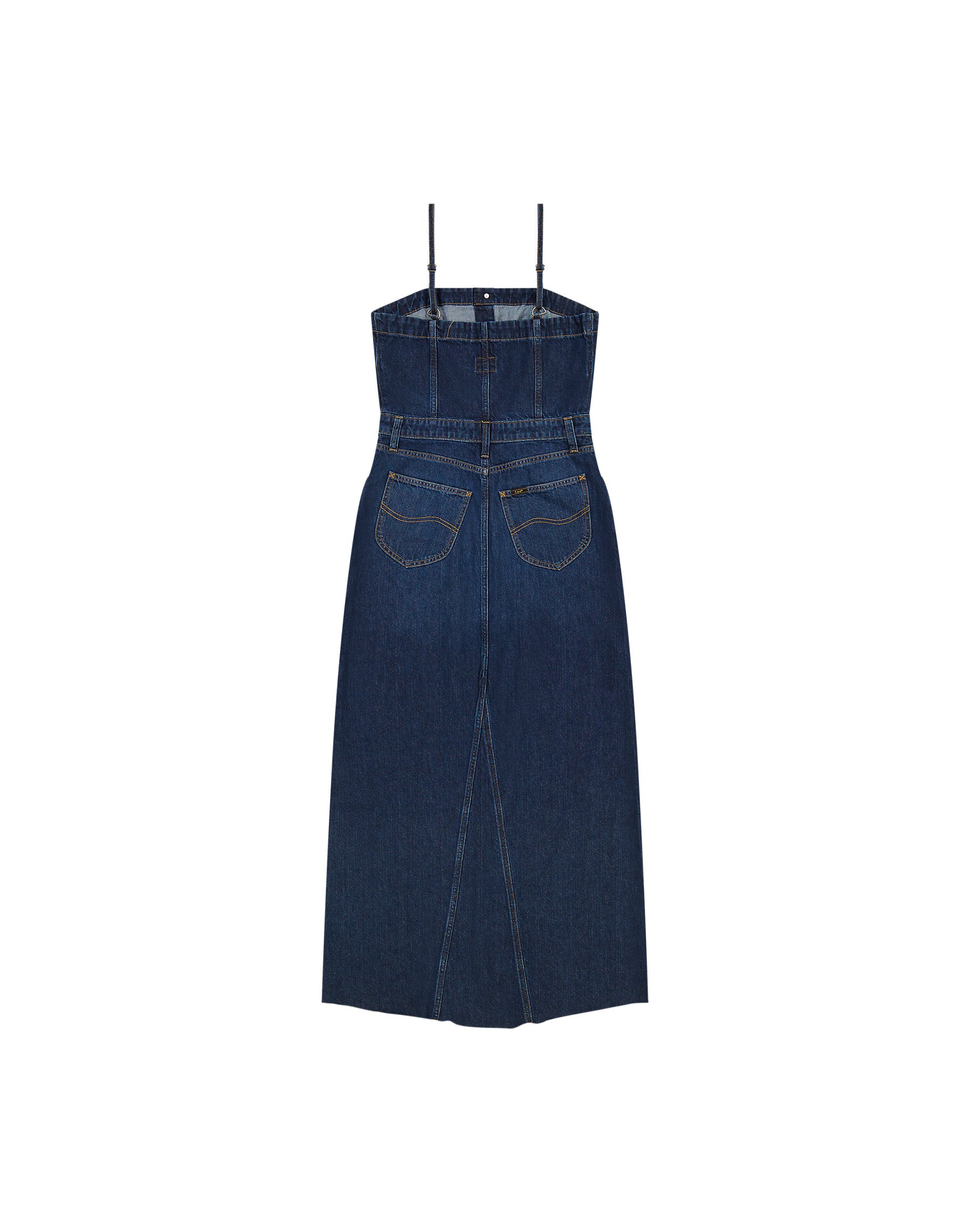 Damska Sukienka Lee Maxi Denim Dress Dark Fusion 112363487