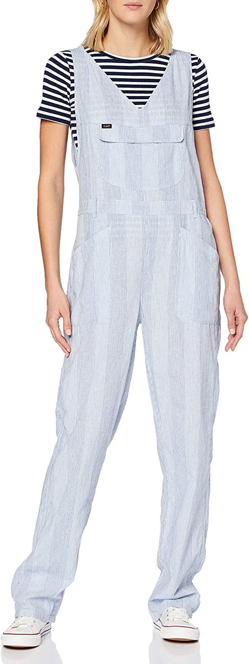 DAMSKI KOMBINEZON LEE PIPES JUMPSUIT SUMMER BLUE L39OIZNJ 112108429
