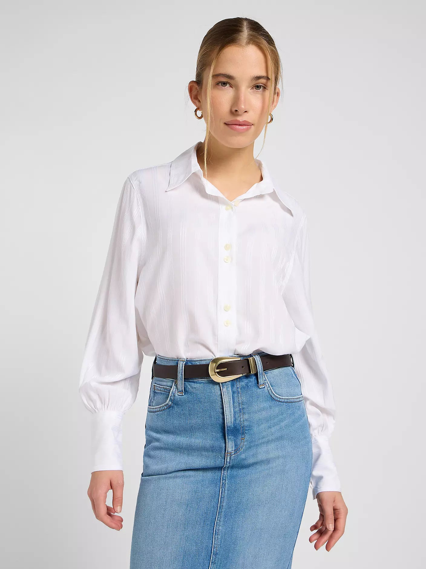 DAMSKI PASEK LEE LADY BELT DARK BROWN 112372686
