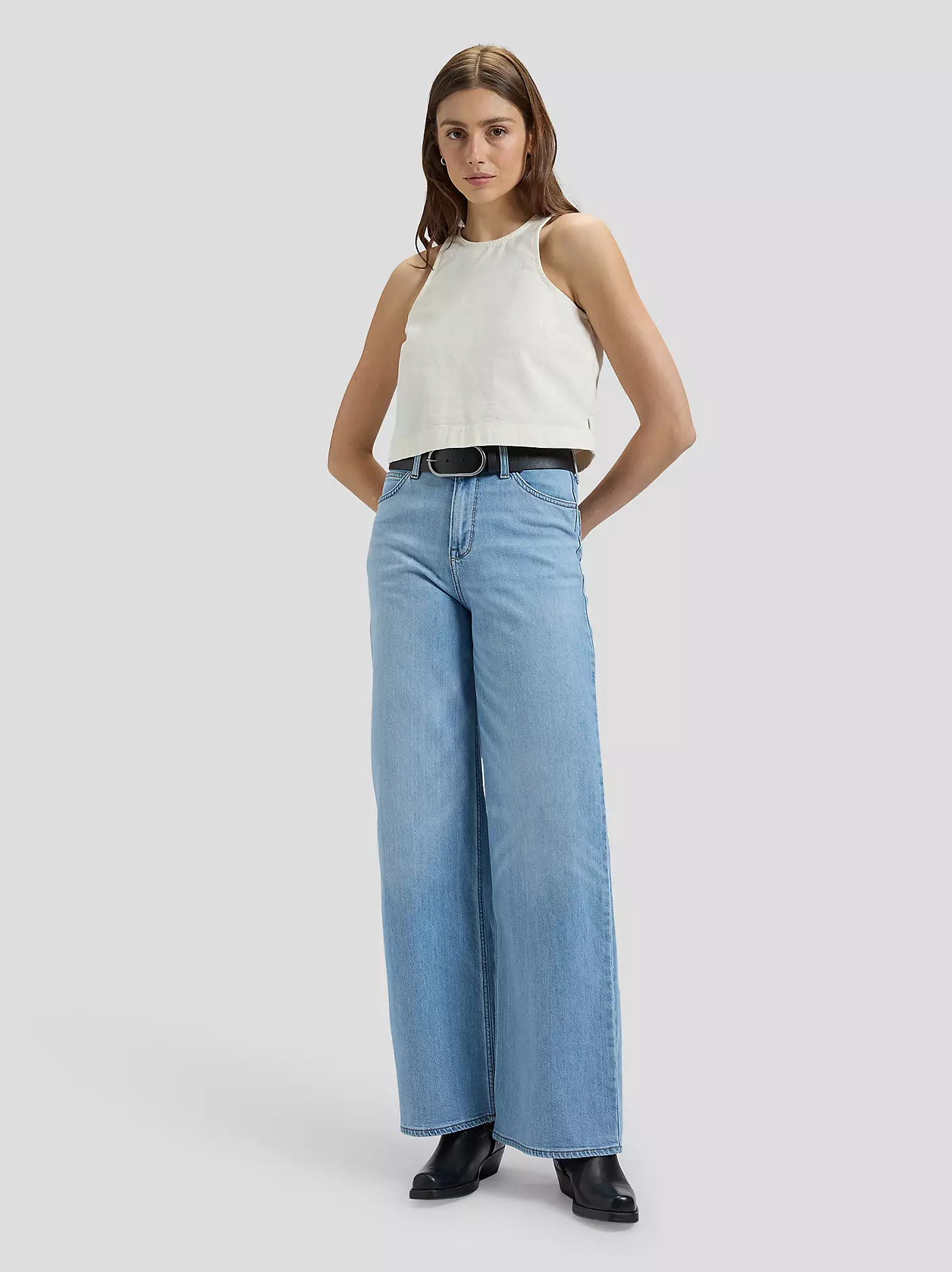 DAMSKI PASEK LEE LADY LEE BELT BLACK 112372700