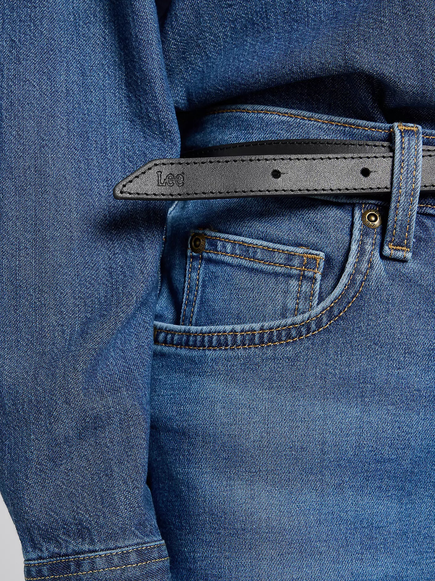 DAMSKI PASEK LEE LOOP BELT BLACK 112372687