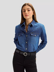 DAMSKI PASEK LEE ROUND BUCKLE BELT BLACK 112372685