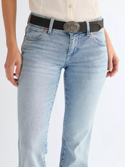 DAMSKI PASEK WRANGLER BIG BUCKLE BELT BLACK 112378837