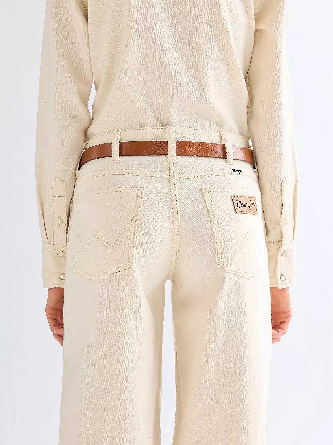 DAMSKI PASEK WRANGLER EASY WESTERN BELT COGNAC 112361370