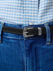 DAMSKI PASEK WRANGLER THIN WESTERN BELT BLACK 112365348