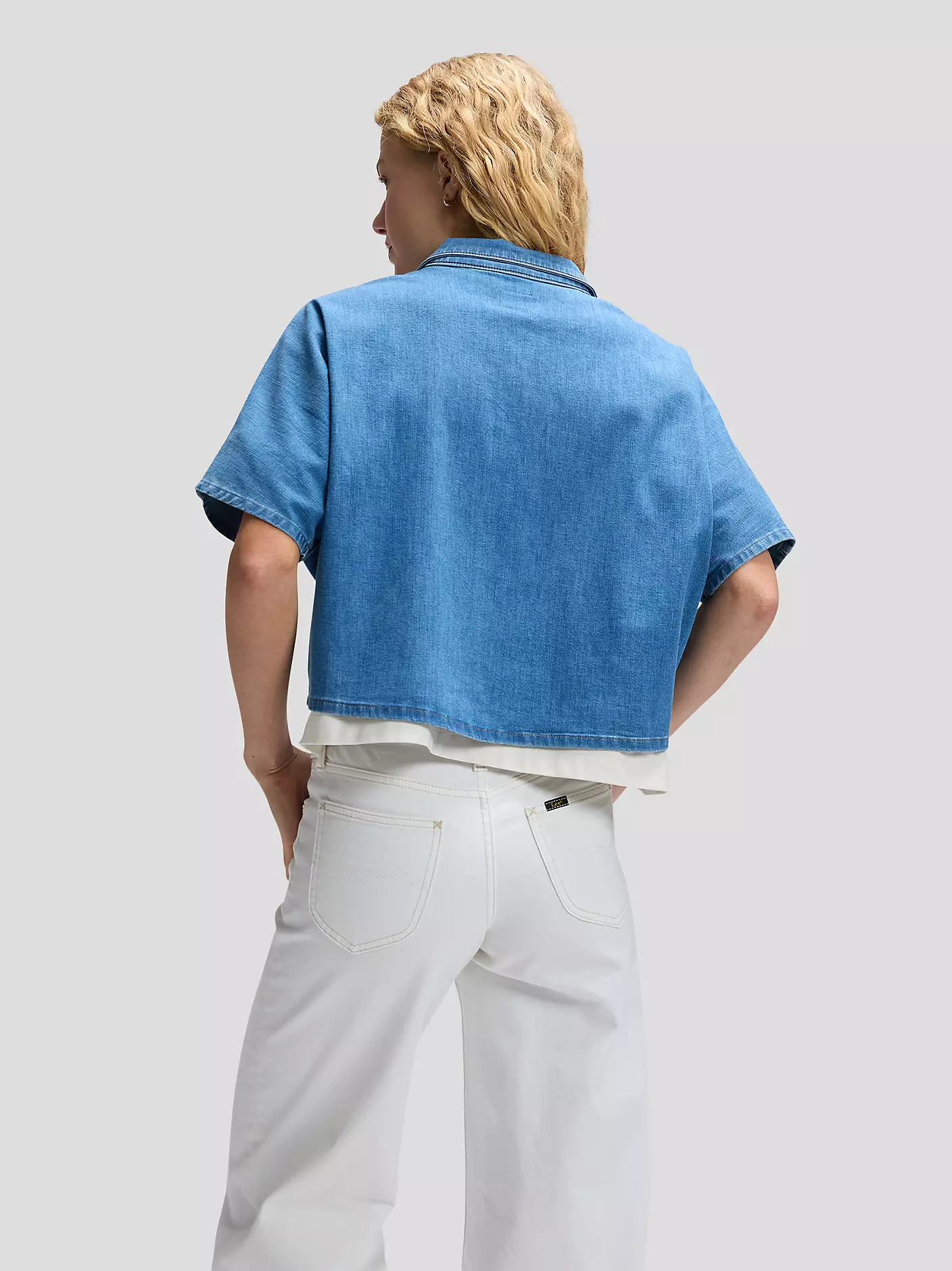 DAMSKIE KOSZULA JEANSOWA LEE RESORT SHIRT DYE STAR 112378744