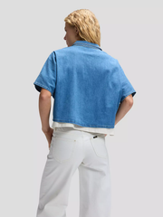 DAMSKIE KOSZULA JEANSOWA LEE RESORT SHIRT DYE STAR 112378744