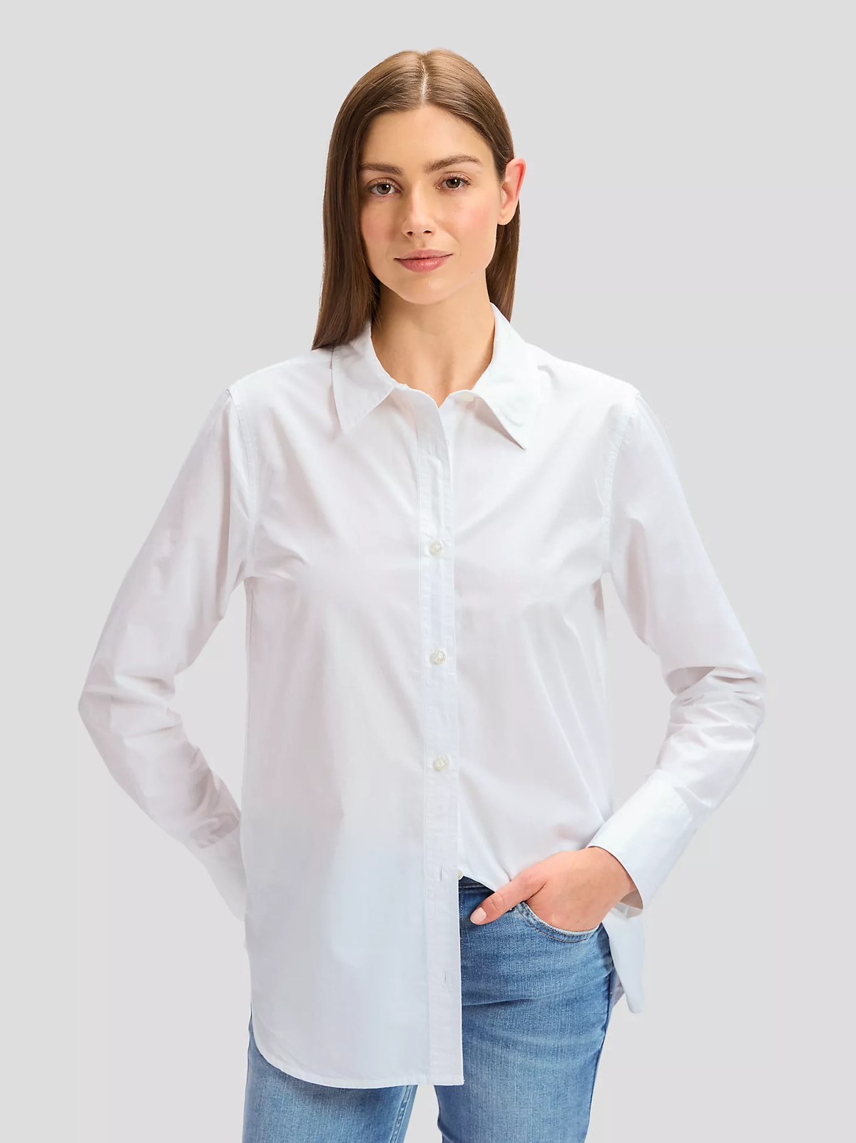 DAMSKIE KOSZULA LEE CLASSIC SHIRT BRIGHT WHITE 112370823