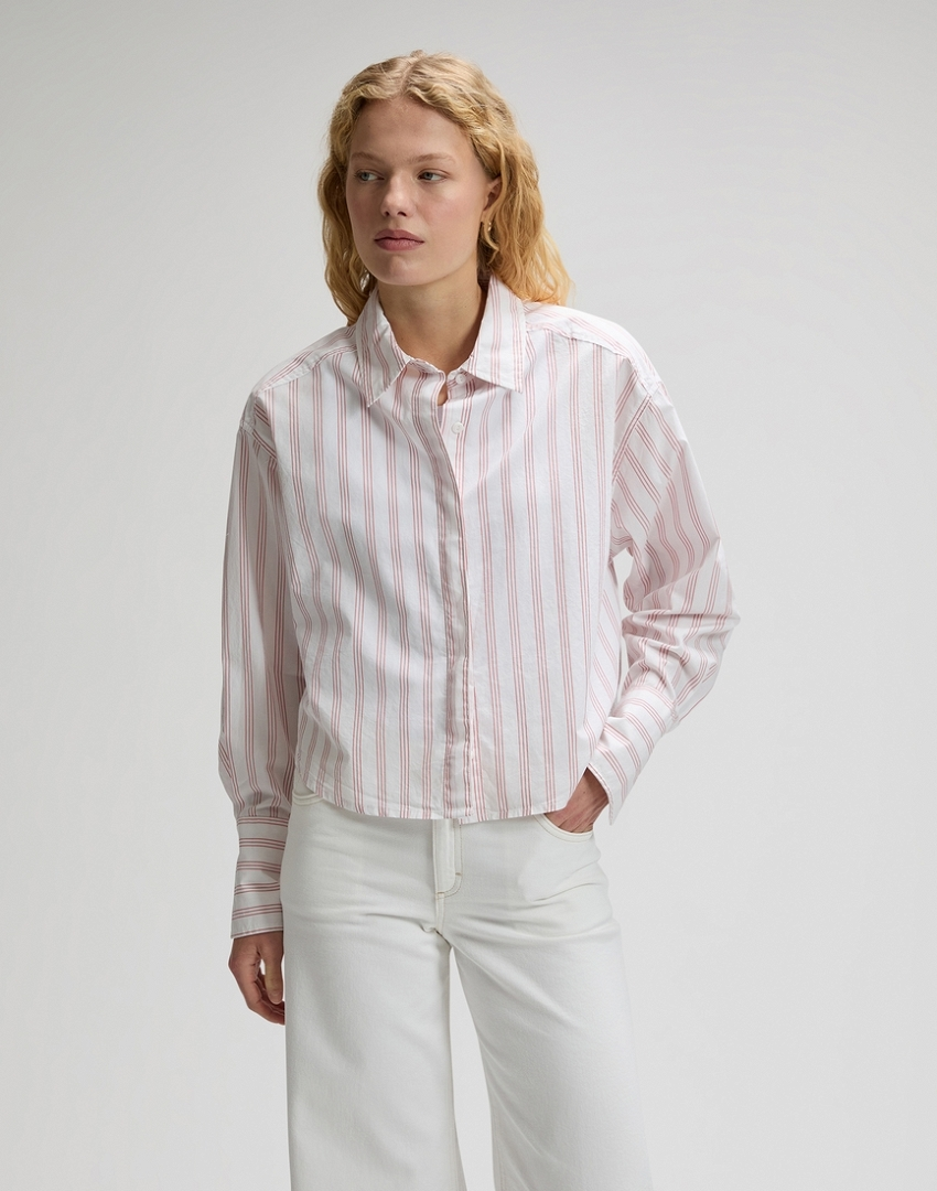DAMSKIE KOSZULA LEE CUFFED SHIRT MALLORY STRIPE 112378893