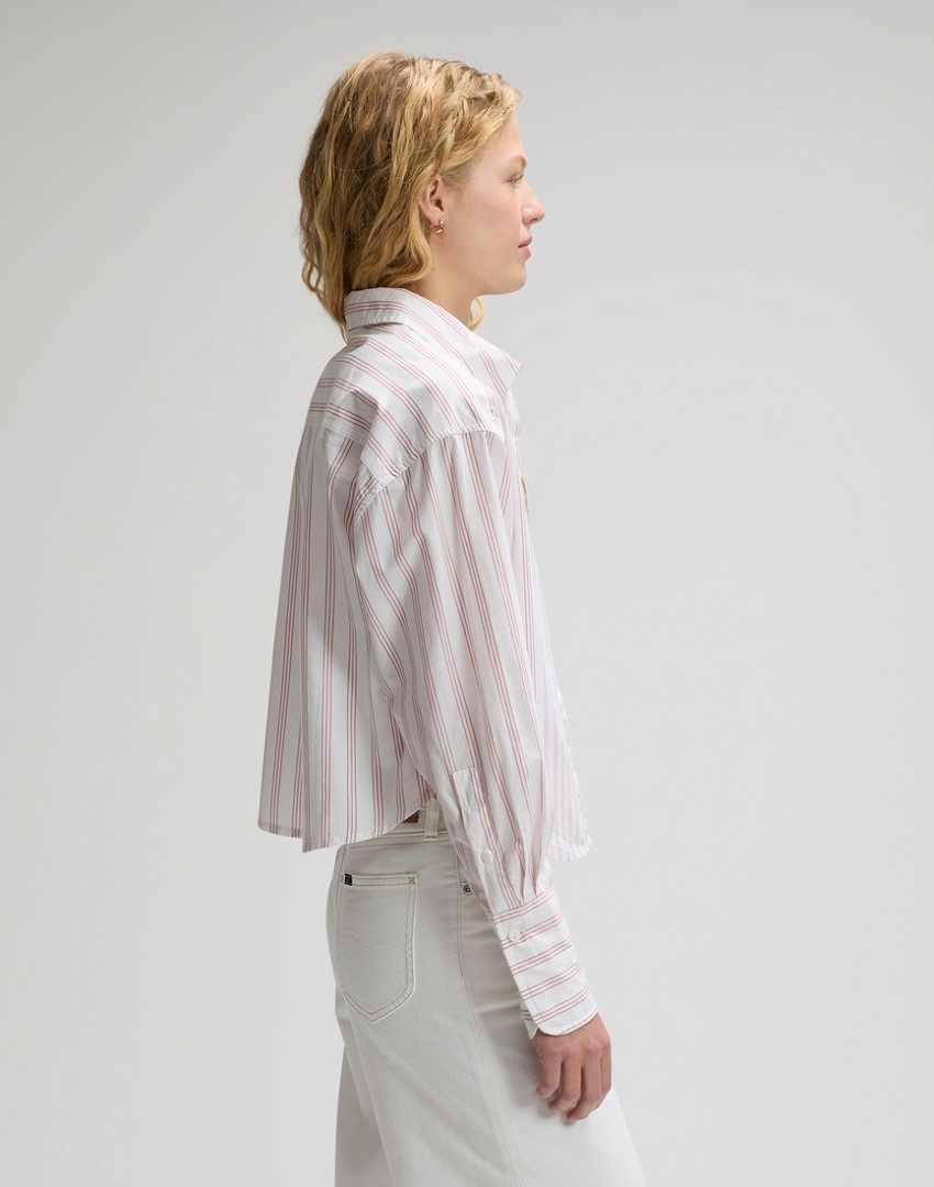 DAMSKIE KOSZULA LEE CUFFED SHIRT MALLORY STRIPE 112378893