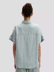 DAMSKIE KOSZULA LEE SS LOOSE UTILITY SHIRT DESERT SAGE 112376978