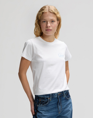 DAMSKIE KOSZULKA LEE LOGO TEE BRIGHT WHITE 112377788