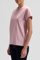 DAMSKIE KOSZULKA LEE LOGO TEE SOFT MAUVE 112377777