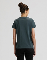 DAMSKIE KOSZULKA LEE LOGO TEE WASHED BLACK 112377778