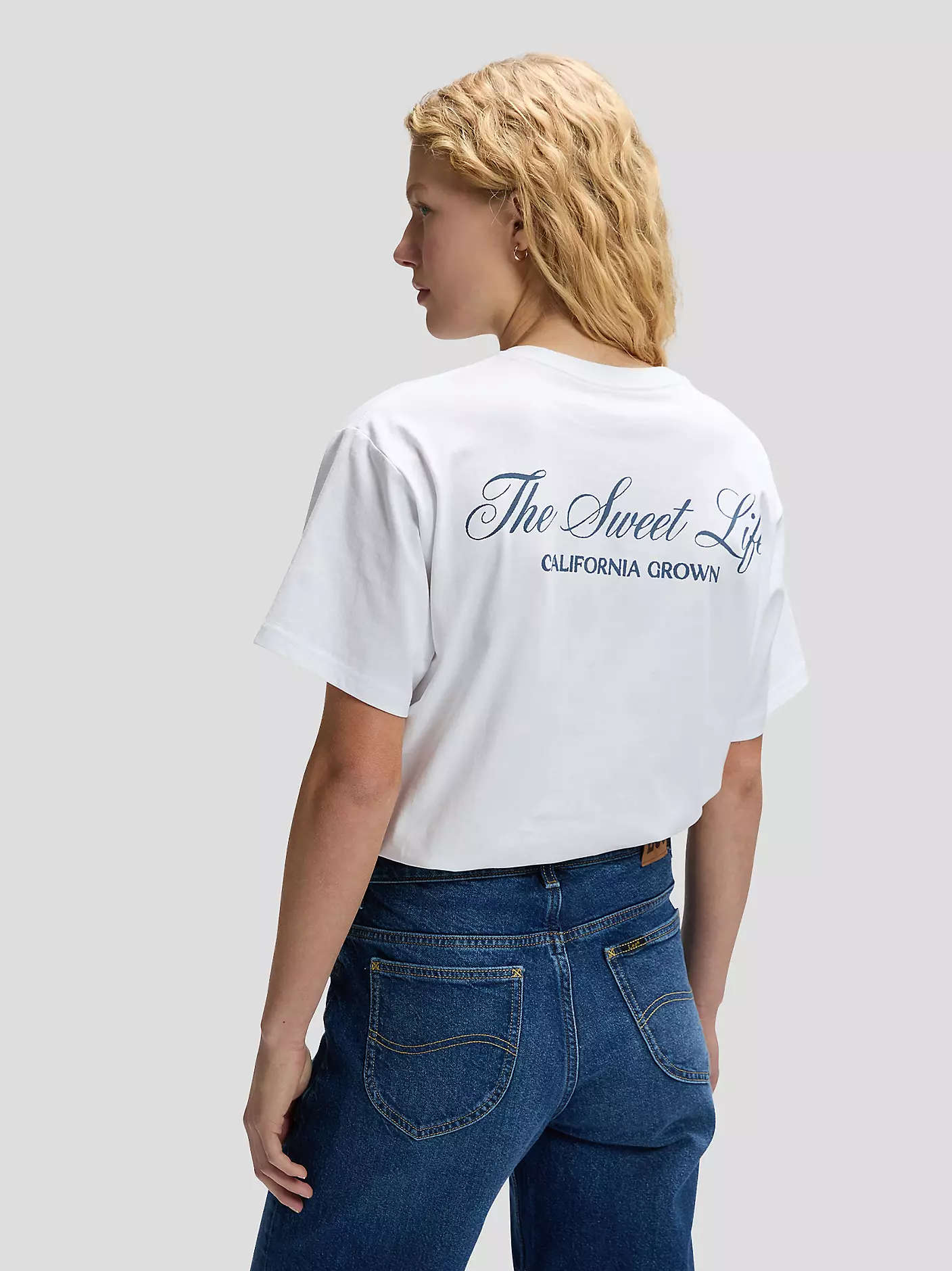 DAMSKIE KOSZULKA LEE MODERN MAKER TEE BRIGHT WHITE 112377785
